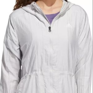 Pale Grey Adidas Windbreaker